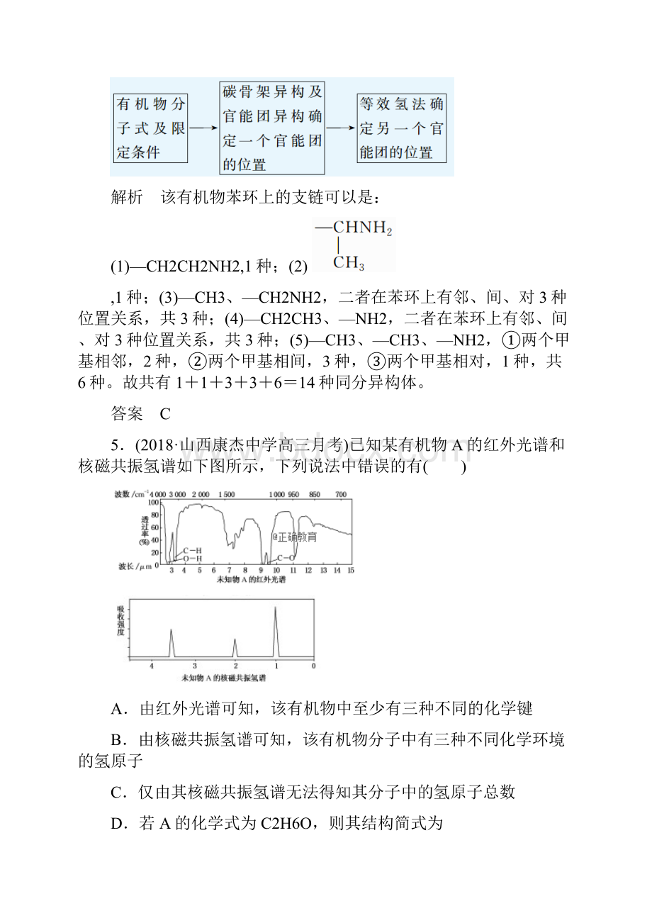 届高考化学一轮复习配餐作业 认识有机化合物.docx_第3页