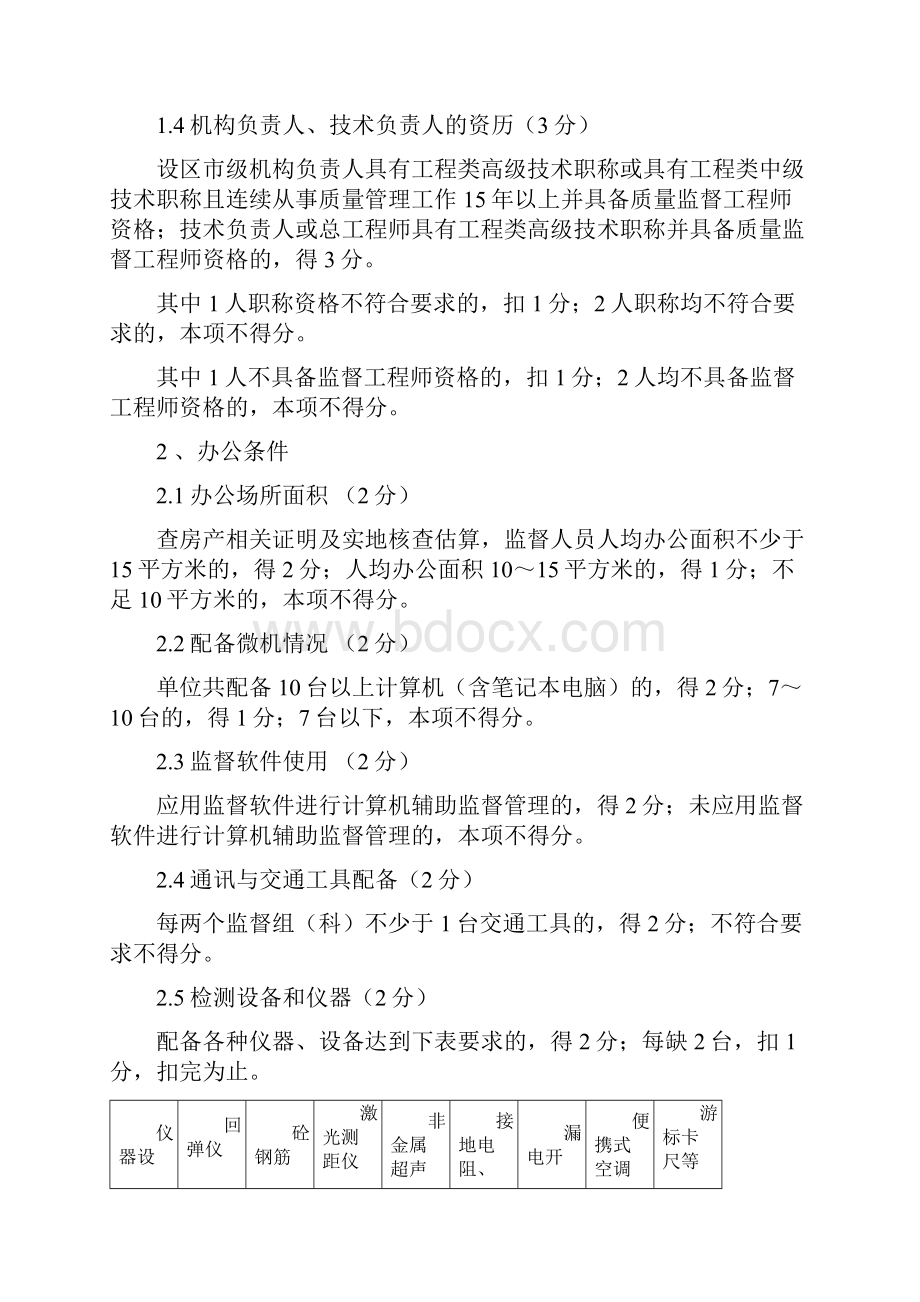 建设工程质量监督机构考核认定评分标准说明.docx_第3页