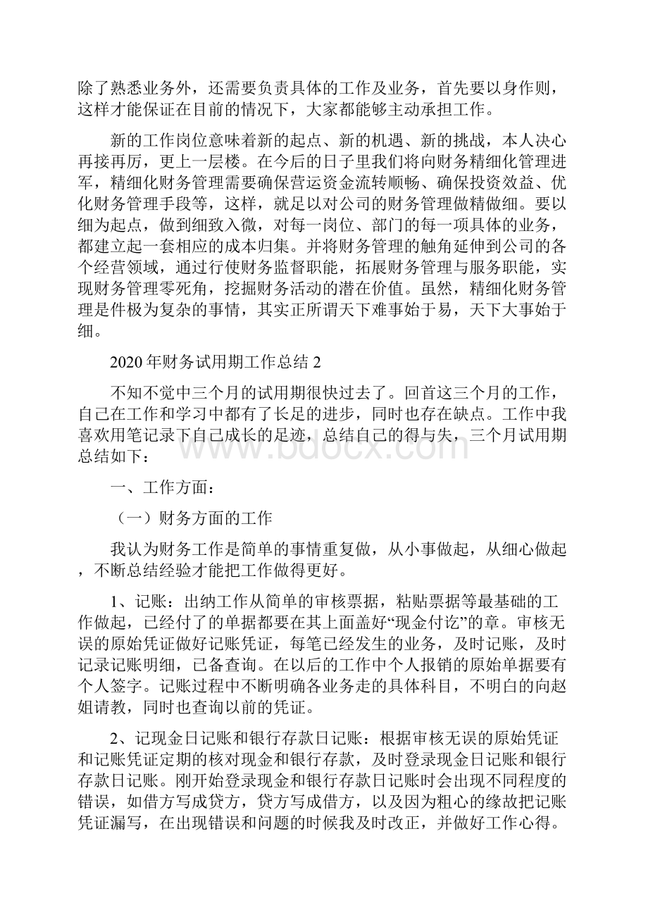 财务试用期工作总结.docx_第3页