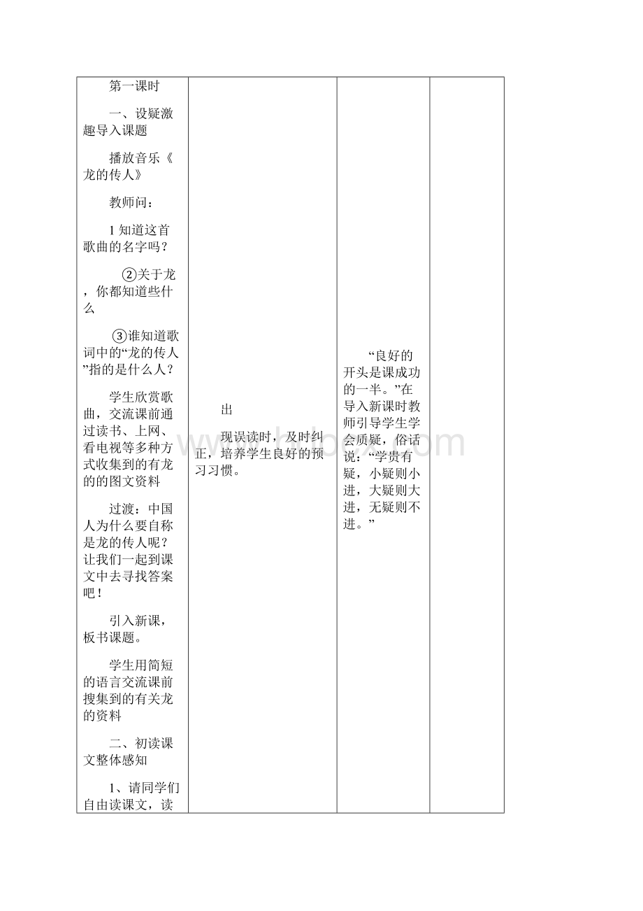 北师大版小学五年级下册语文全册教案.docx_第2页