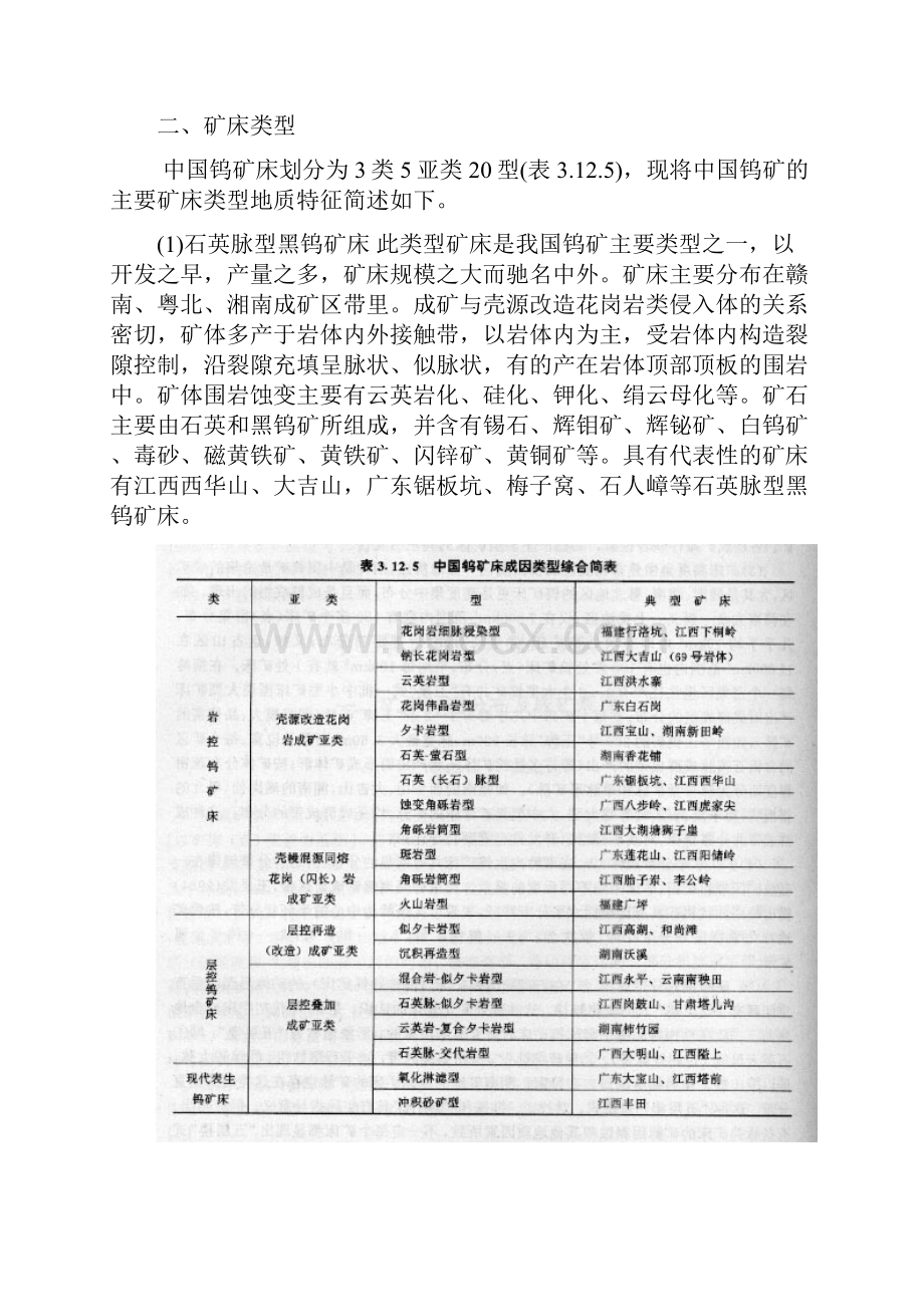 中国钨矿资源地质特征及典型矿床.docx_第3页