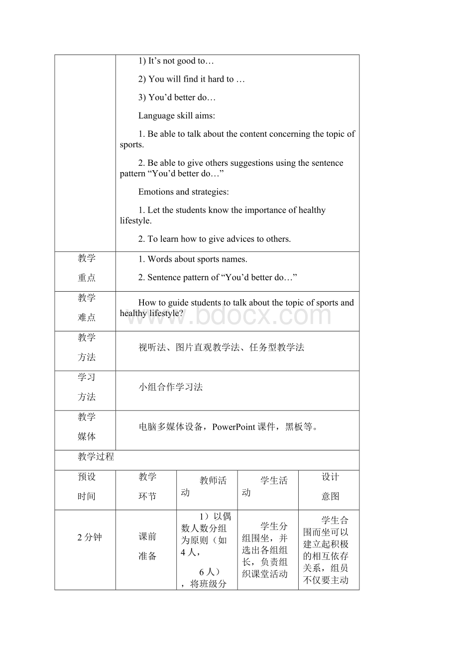 学年下期20综计2英语基础模块第一册7单元第57周教学设计.docx_第3页