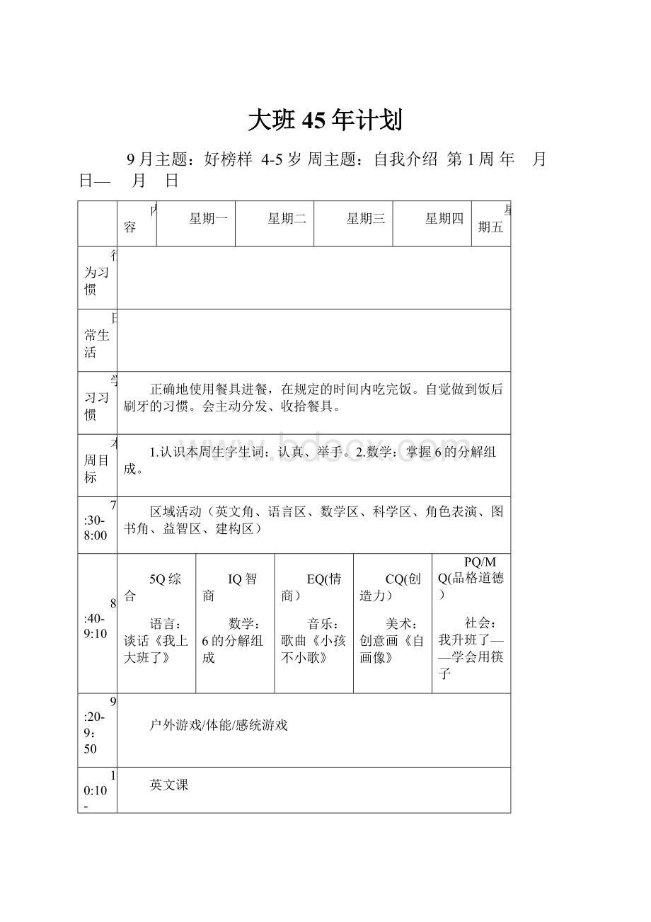 大班45年计划.docx