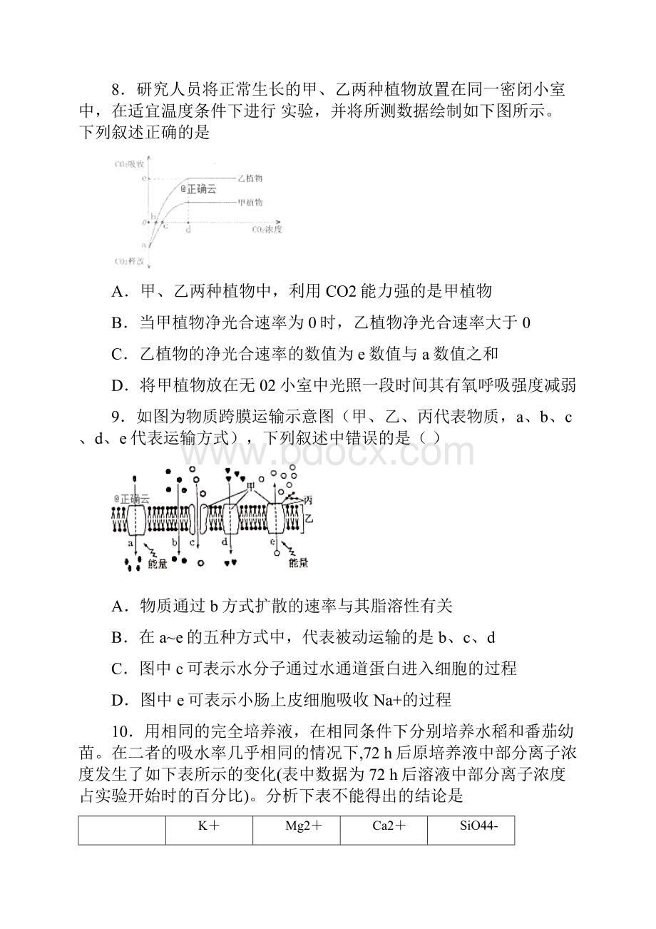 湖南省邵阳市邵东一中学年高一生物下学期期中试题.docx_第3页