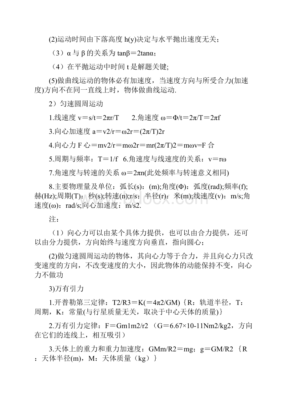 高中物理公式大全手册.docx_第3页