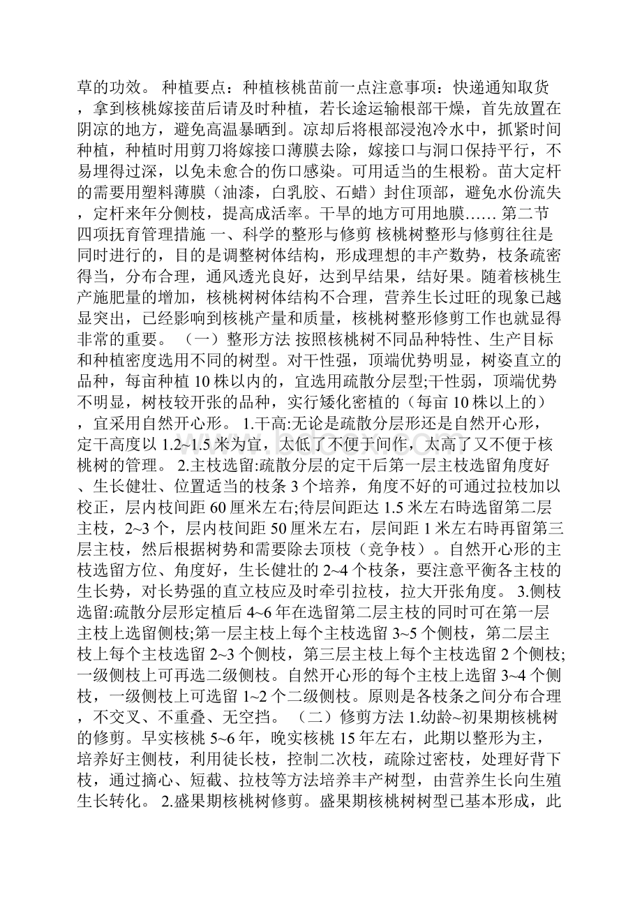 核桃丰产栽培和抚育管理措施.docx_第2页