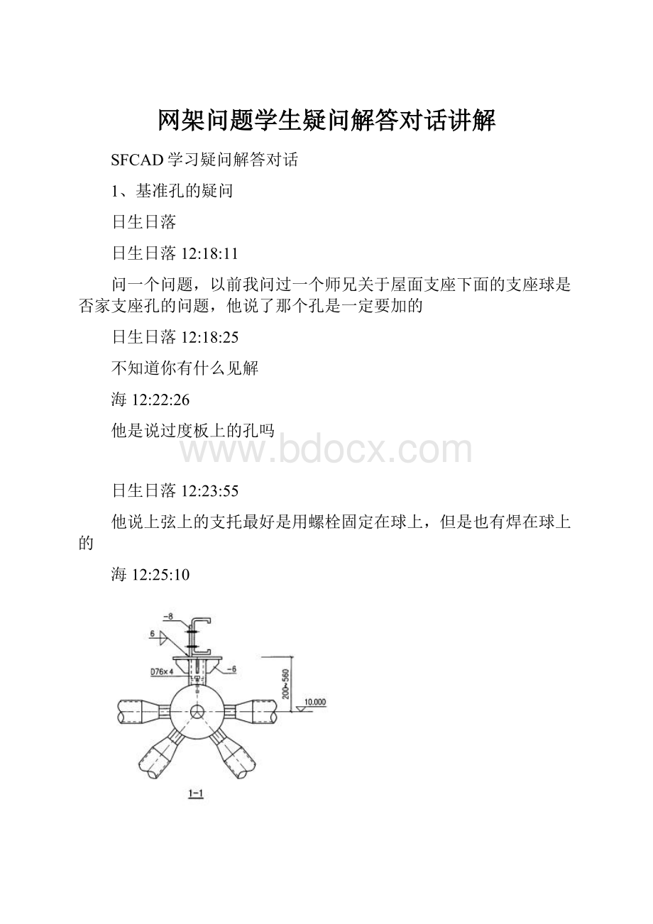 网架问题学生疑问解答对话讲解.docx_第1页