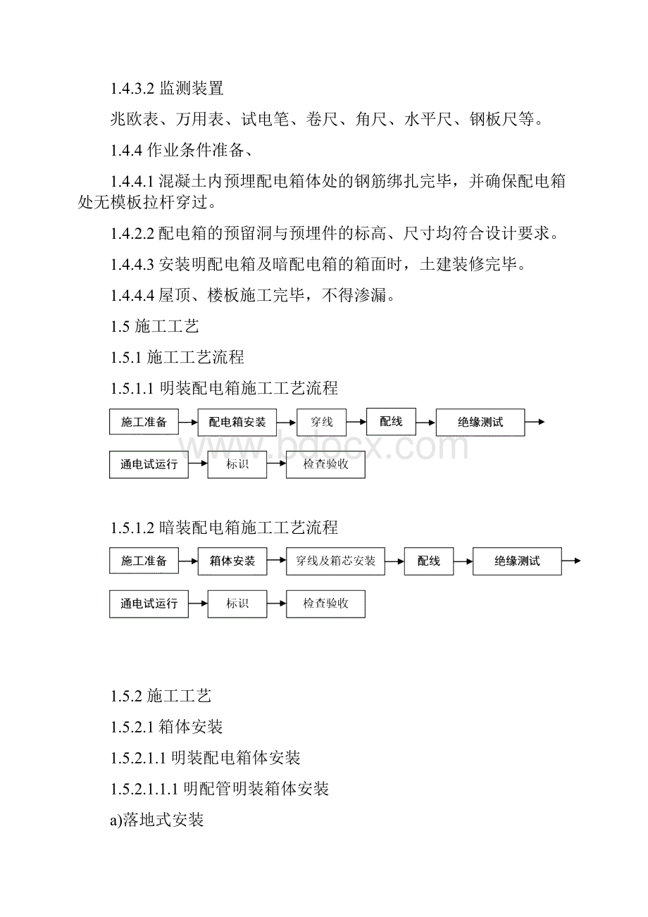 动力照明配电箱安装及内部接线工艺标准doc.docx_第3页