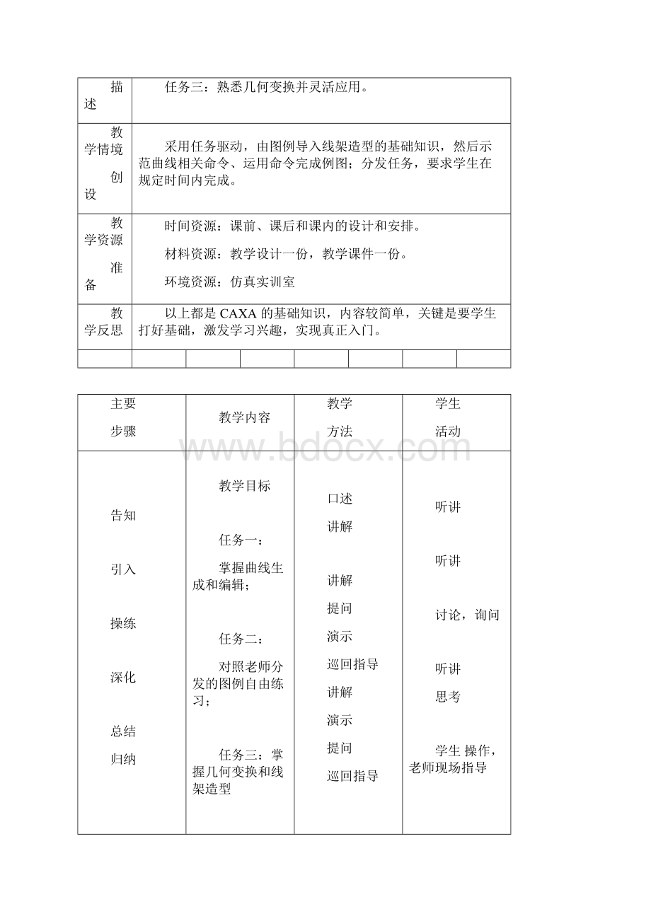 机电技术应用专业机械CAD课程教案.docx_第2页