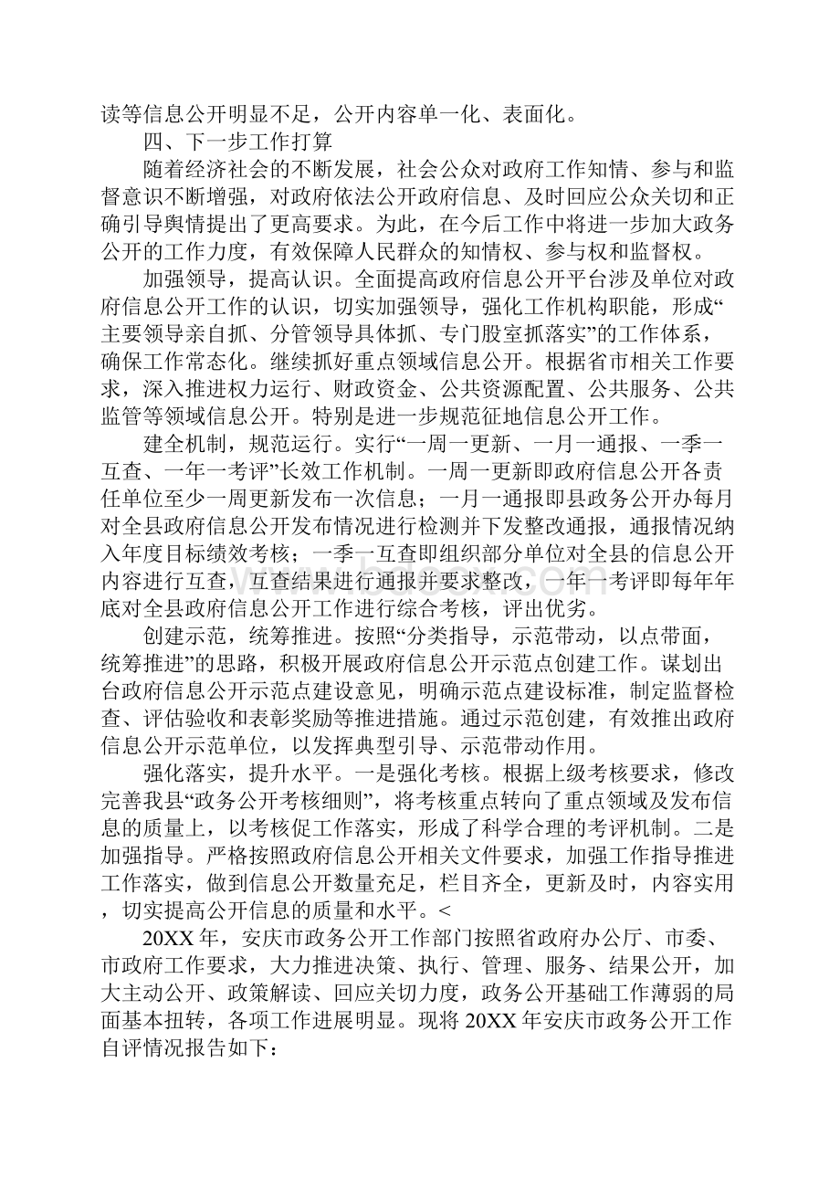 政务公开工作总结范本.docx_第3页