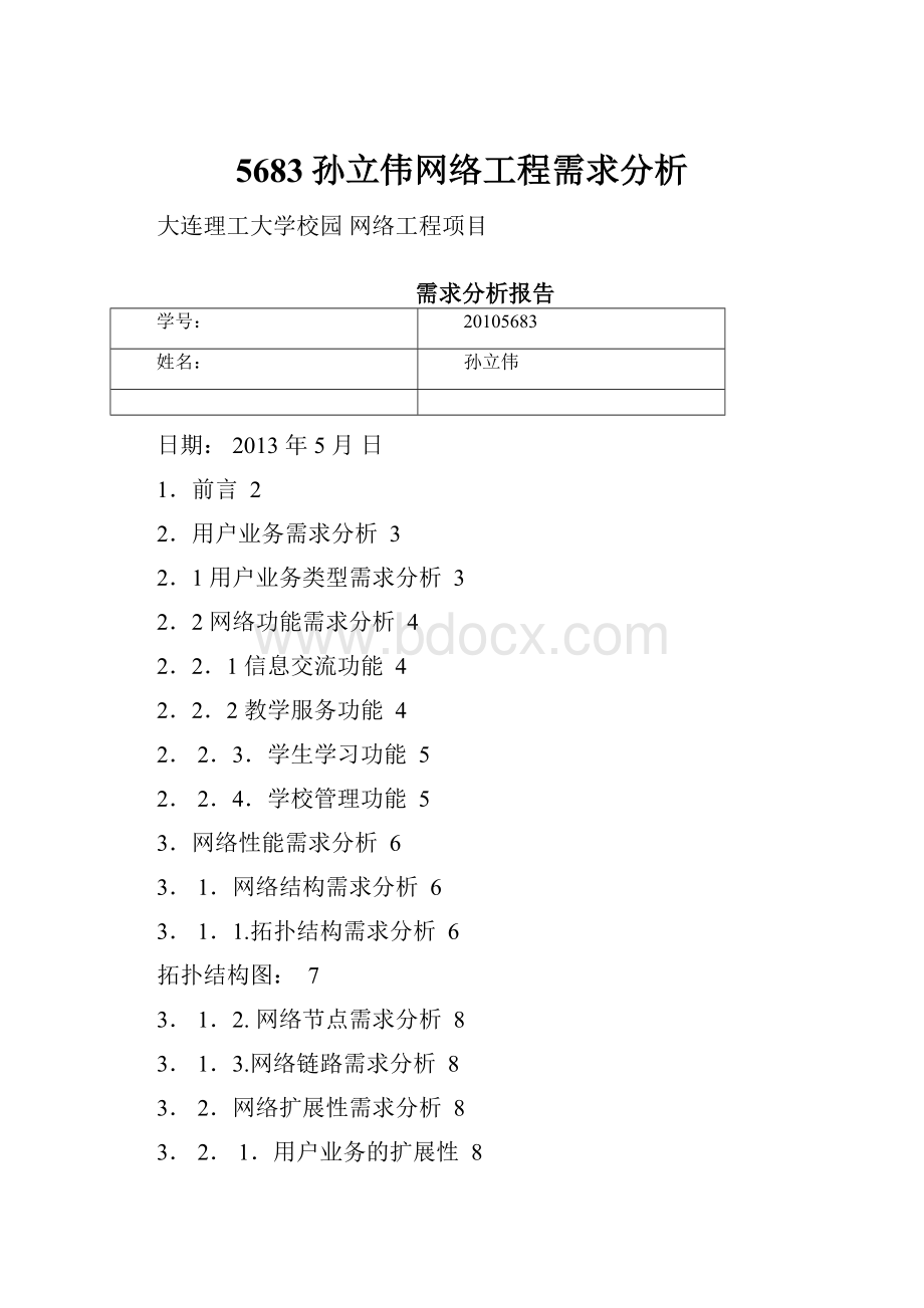 5683孙立伟网络工程需求分析.docx_第1页