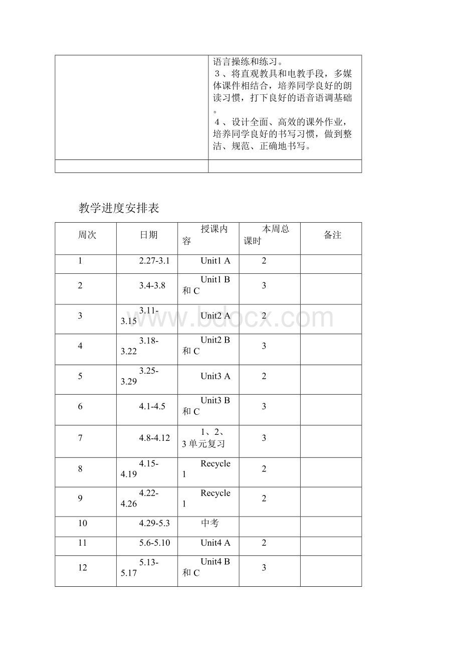 pep六年级英语下一单元教案.docx_第2页