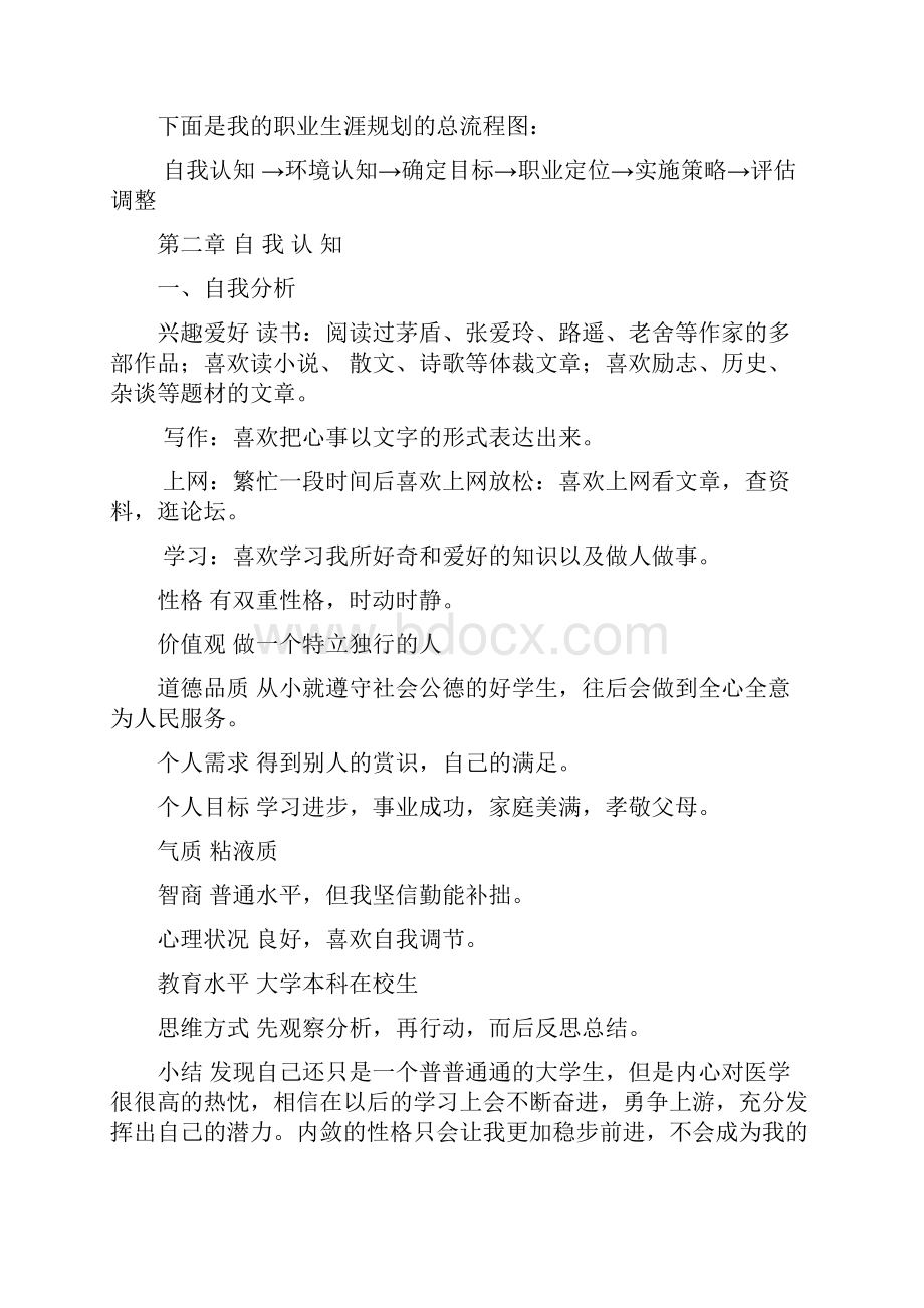 本科护理职业生涯规划.docx_第2页