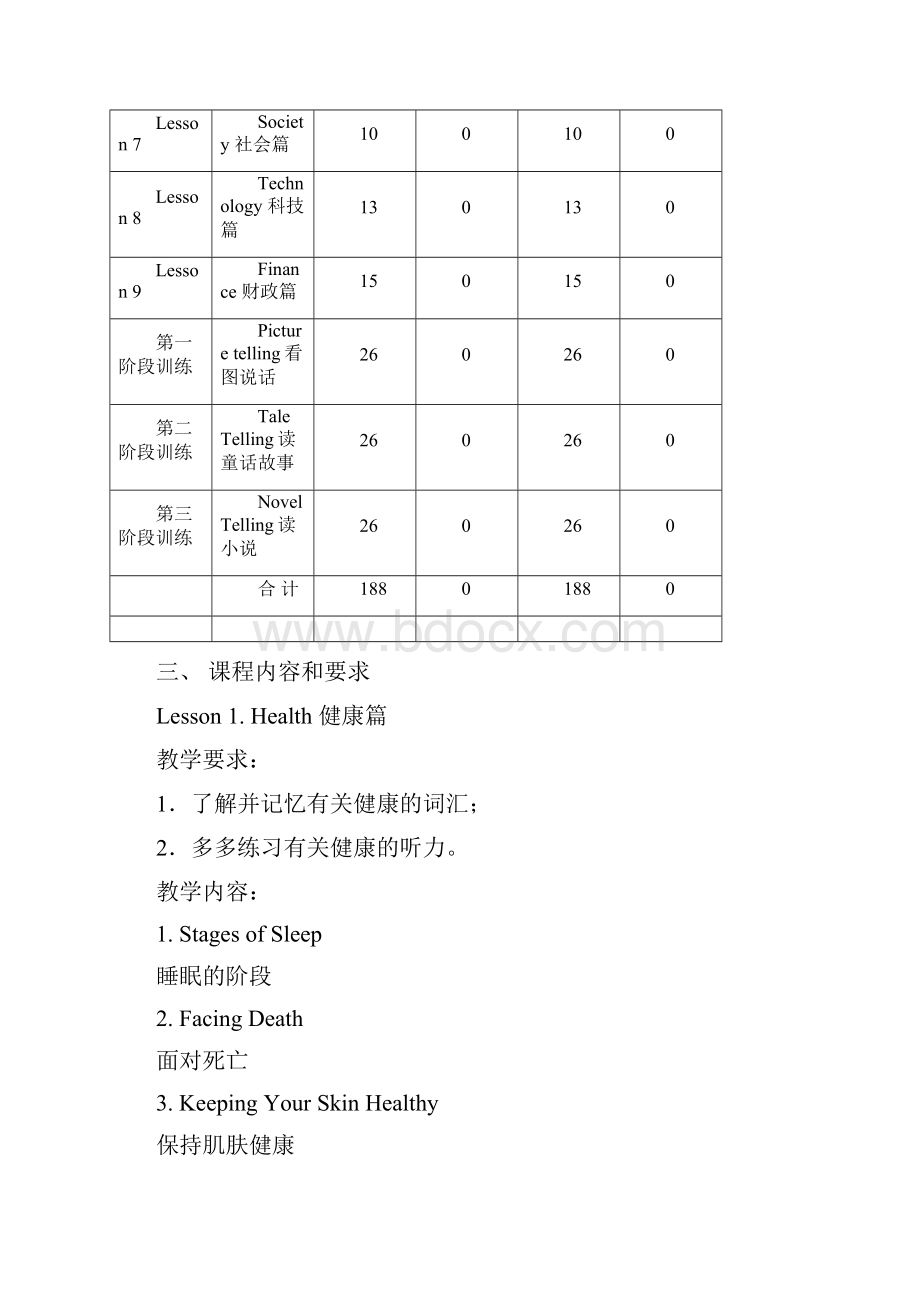 《听力》课程实施性教学大纲.docx_第3页