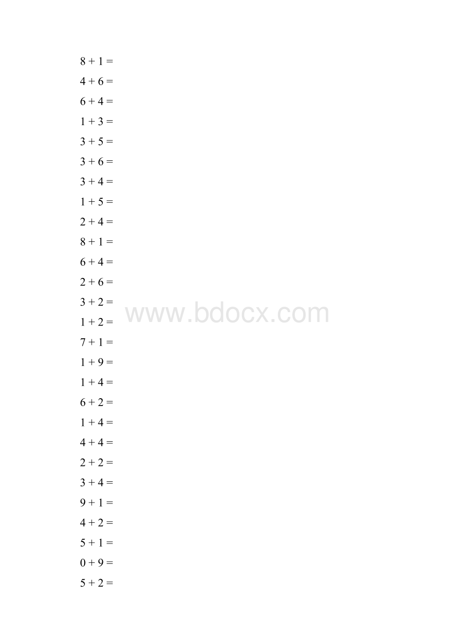 算术10以内加法100题.docx_第3页