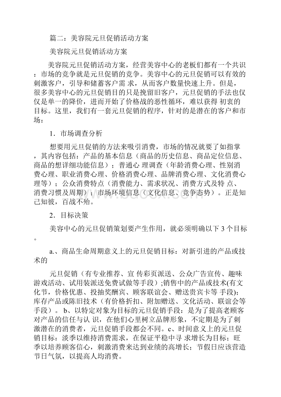 美容院元旦促销方案.docx_第3页