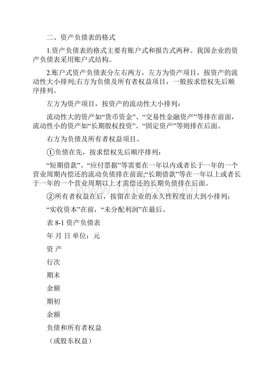 会从《会计基础》考试考点资产负债表.docx_第2页