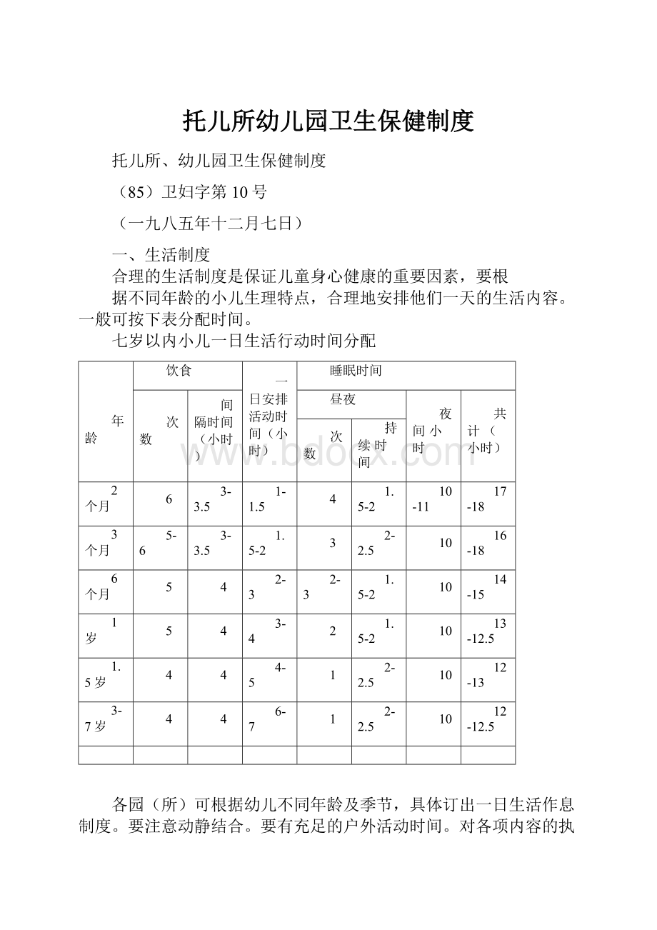 托儿所幼儿园卫生保健制度.docx