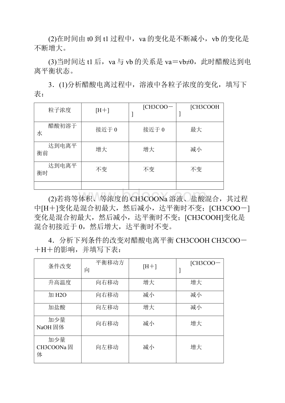 学年高中化学同步讲练321 弱电解质的电离平衡2鲁科版选修4.docx_第3页