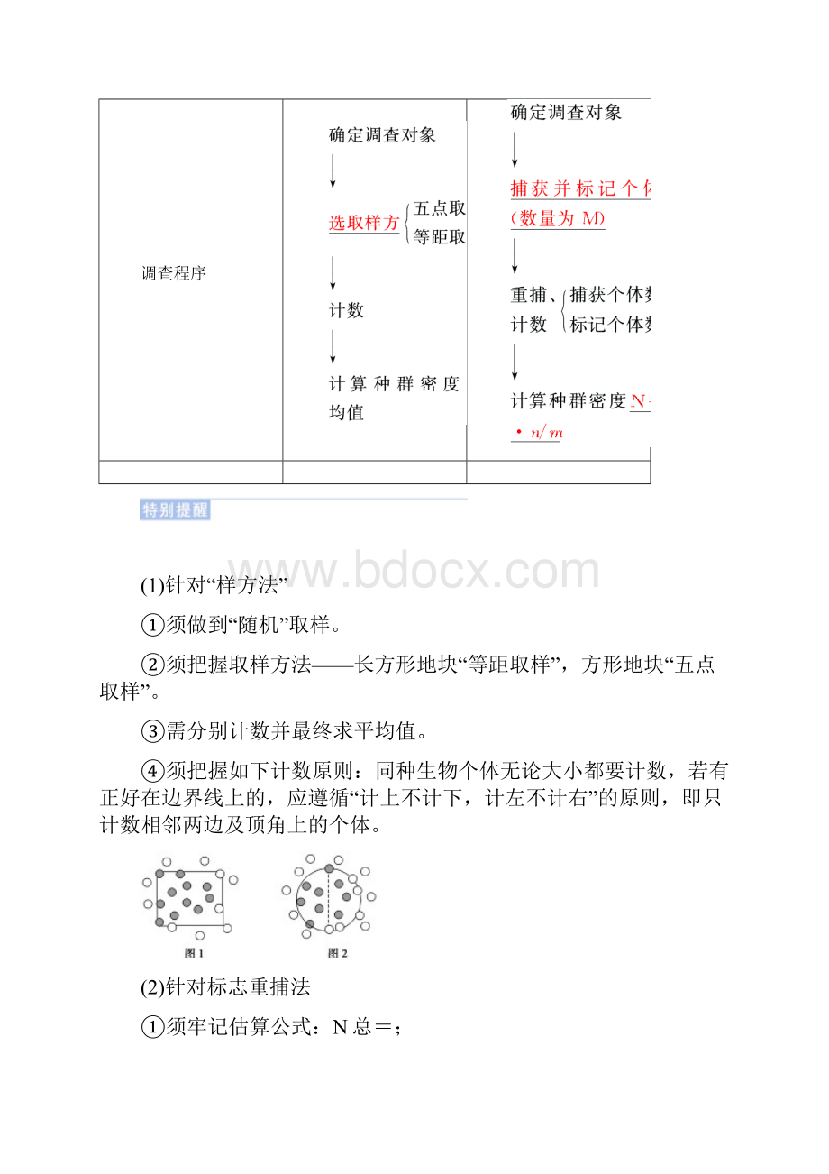 届 一轮复习人教版种群的特征和数量变化 学案.docx_第3页