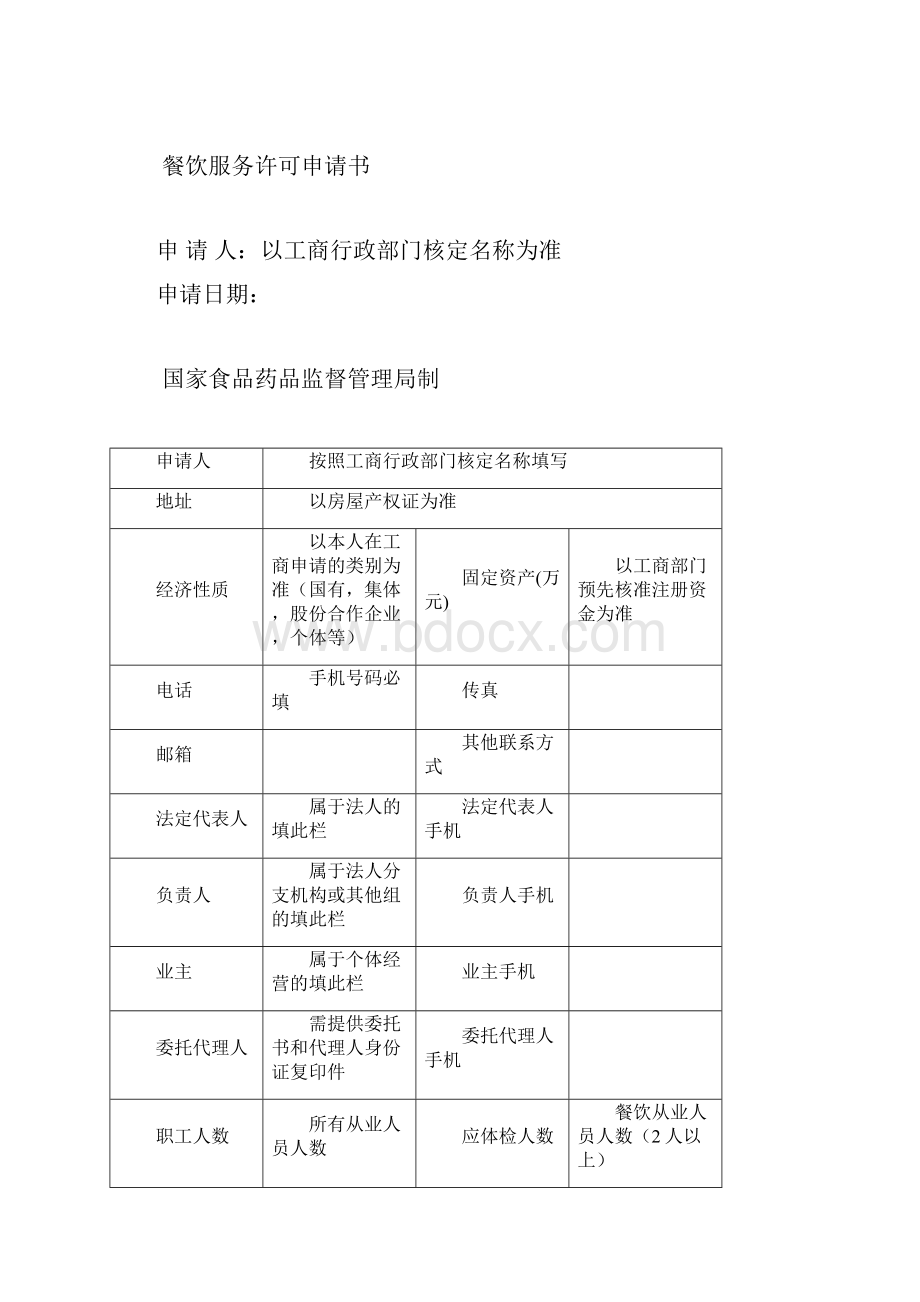 开办餐饮服务许可申请材料.docx_第2页