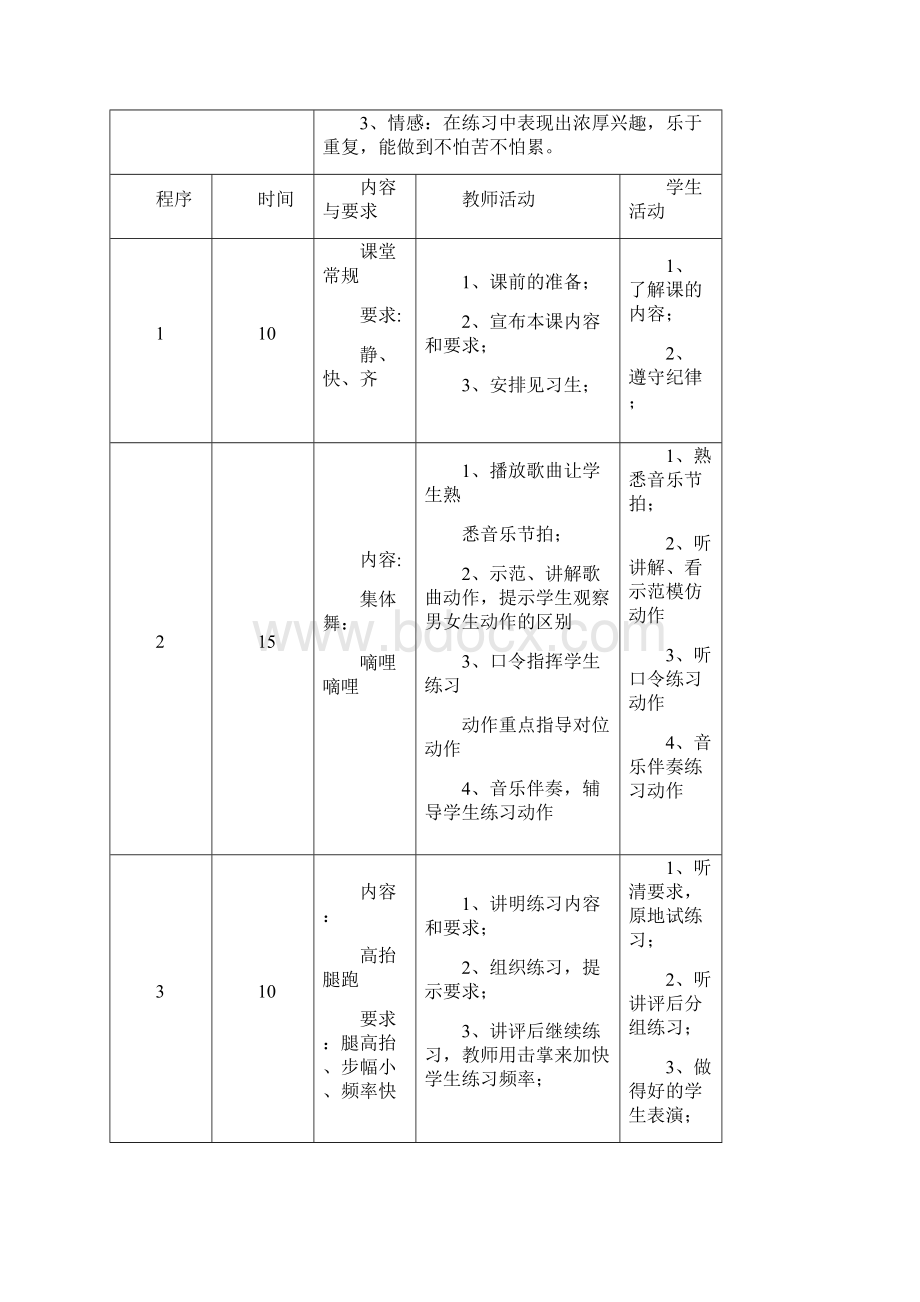 苏教版三年级下册体育与健康课教案 2.docx_第3页