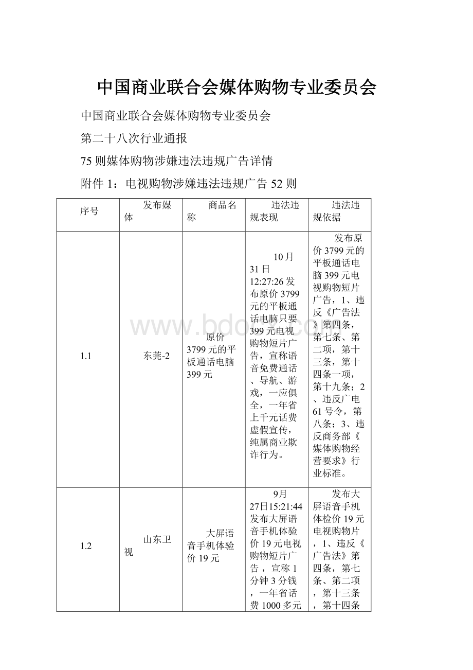 中国商业联合会媒体购物专业委员会.docx