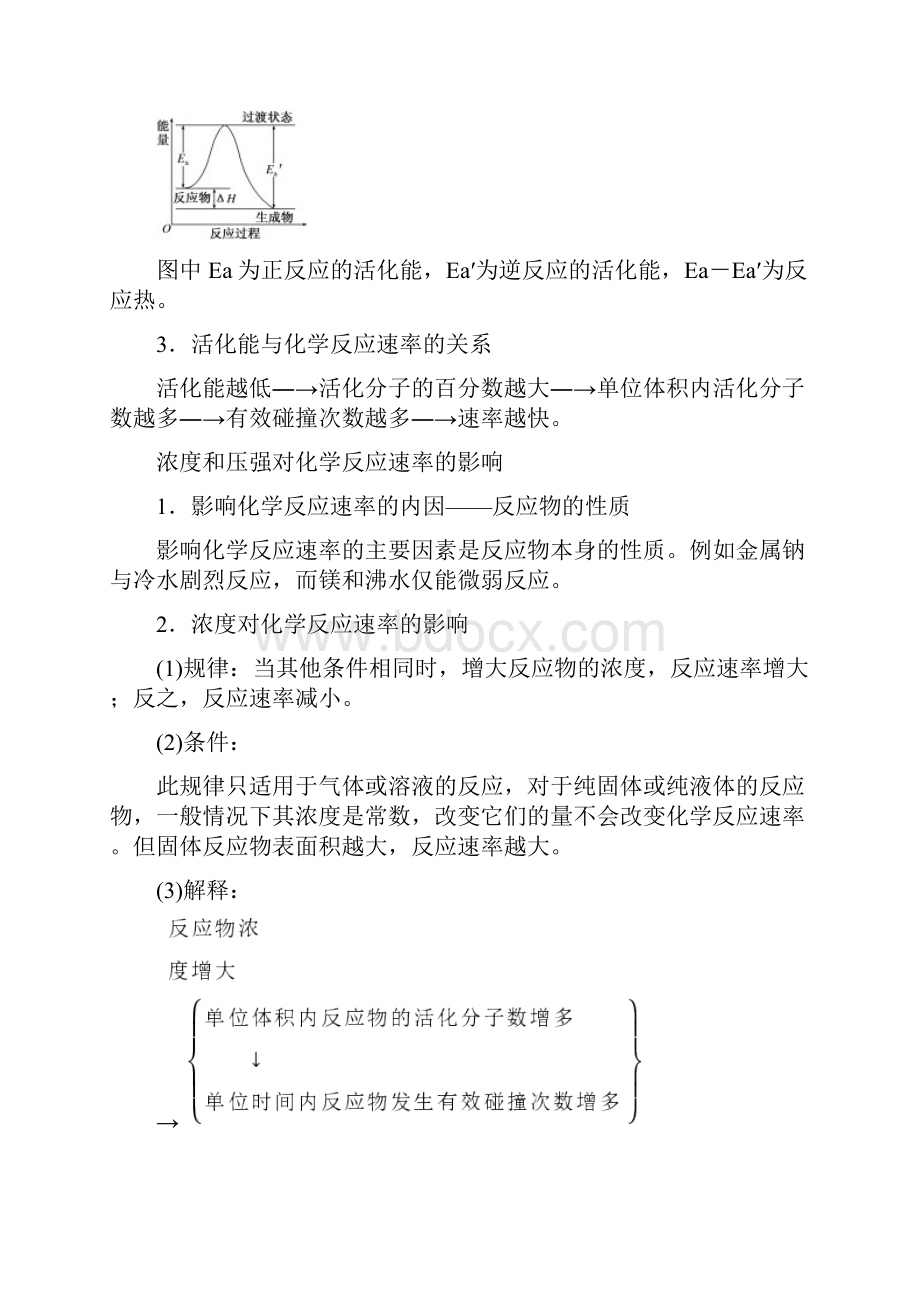 化学选修四化学反应原理影响化学反应速率的因素.docx_第2页