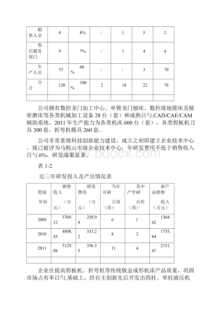 年产50套大型精密数字化钣金成形机床建设项目可行性研究报告.docx_第2页