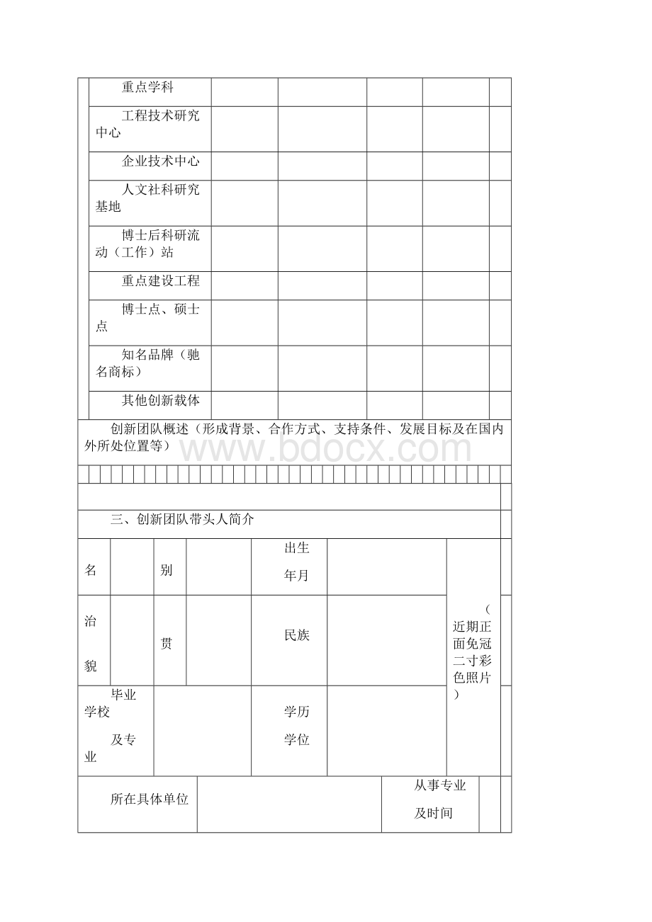 编号山东省优秀创新团队申报表doc.docx_第3页