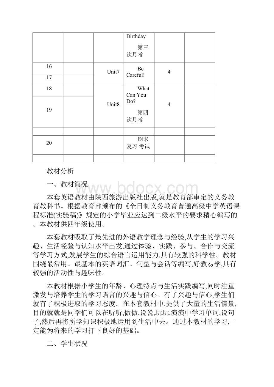 陕旅版小学四年级英语下册教案.docx_第2页