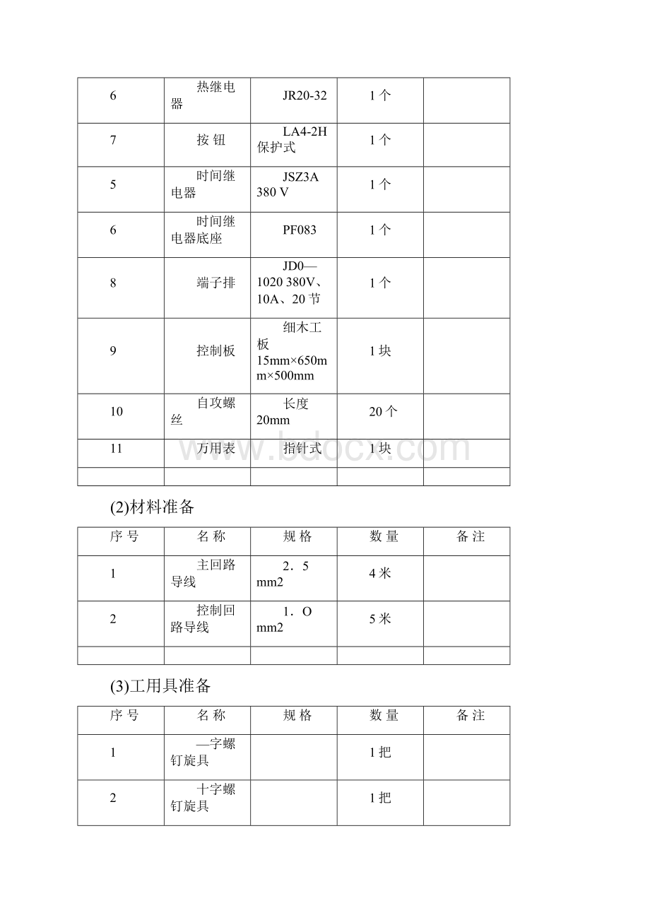 维修电工等级鉴定电工高级技师实操试题.docx_第2页