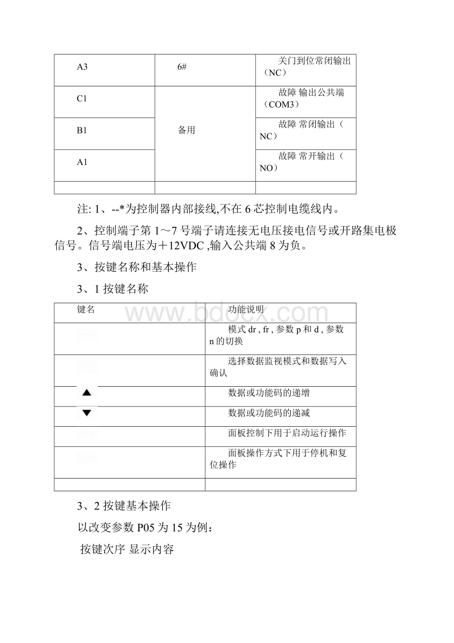 电梯门机调试说明书.docx_第3页