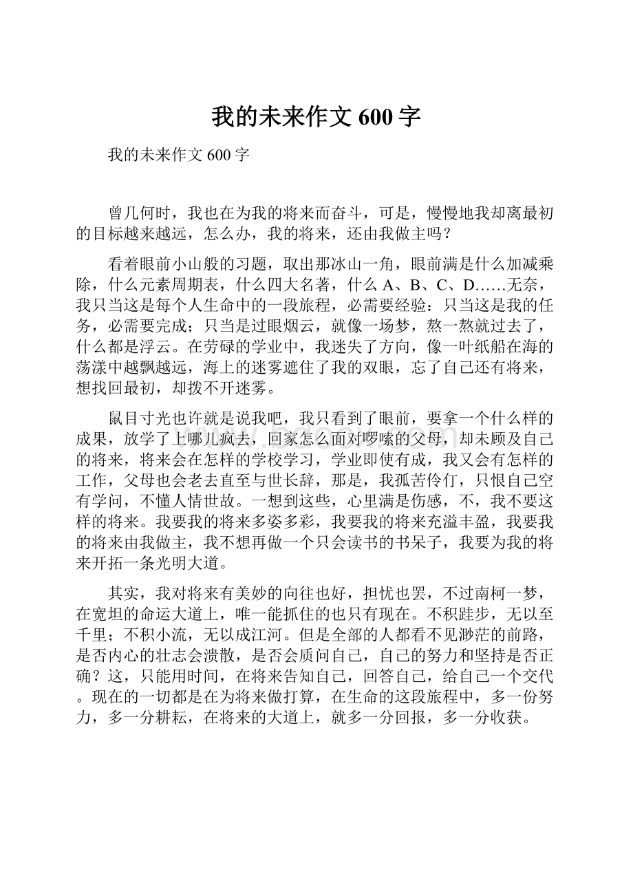 我的未来作文600字.docx