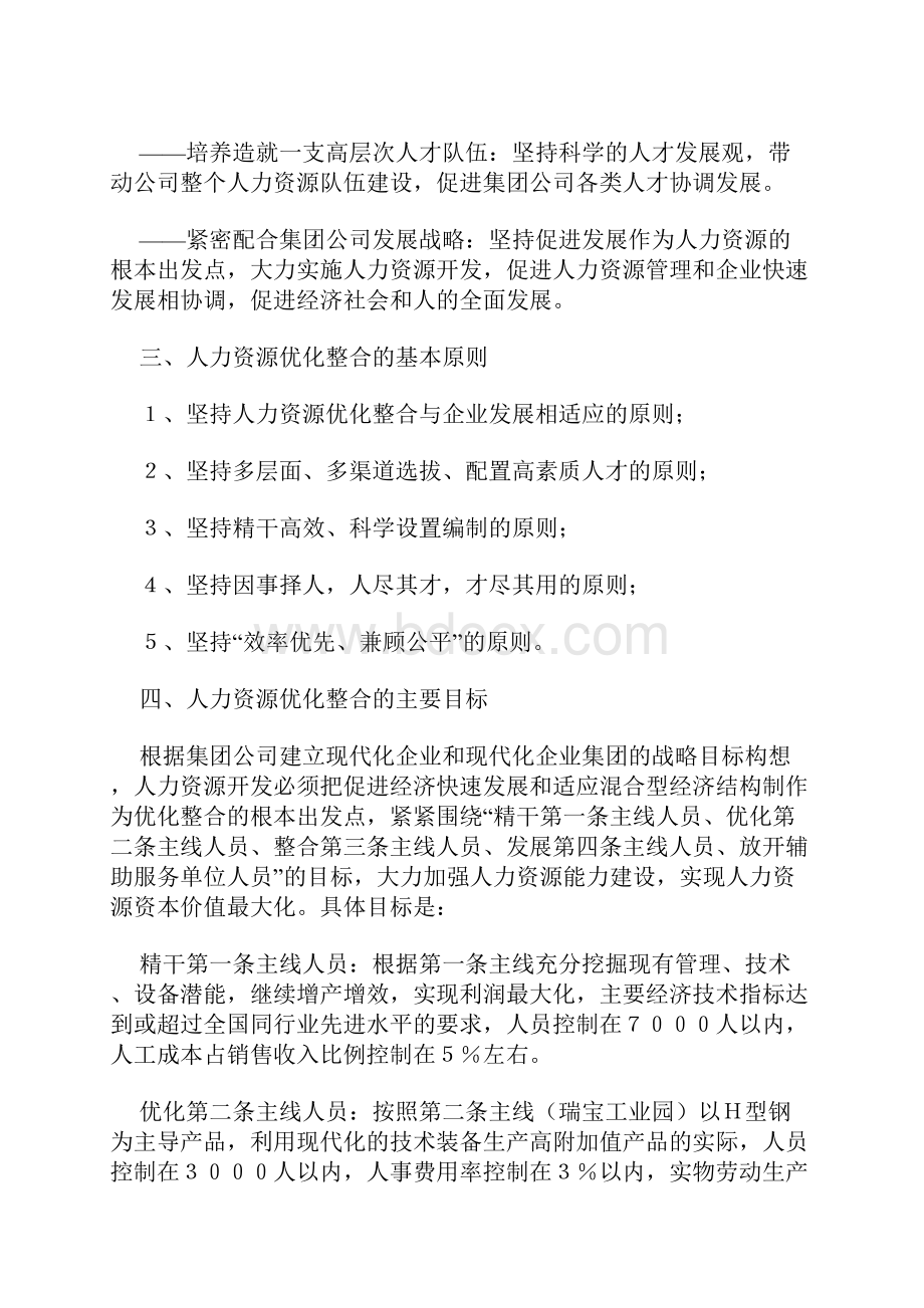 酒店人力资源全集人力资源优化整合实施方案 15.docx_第2页