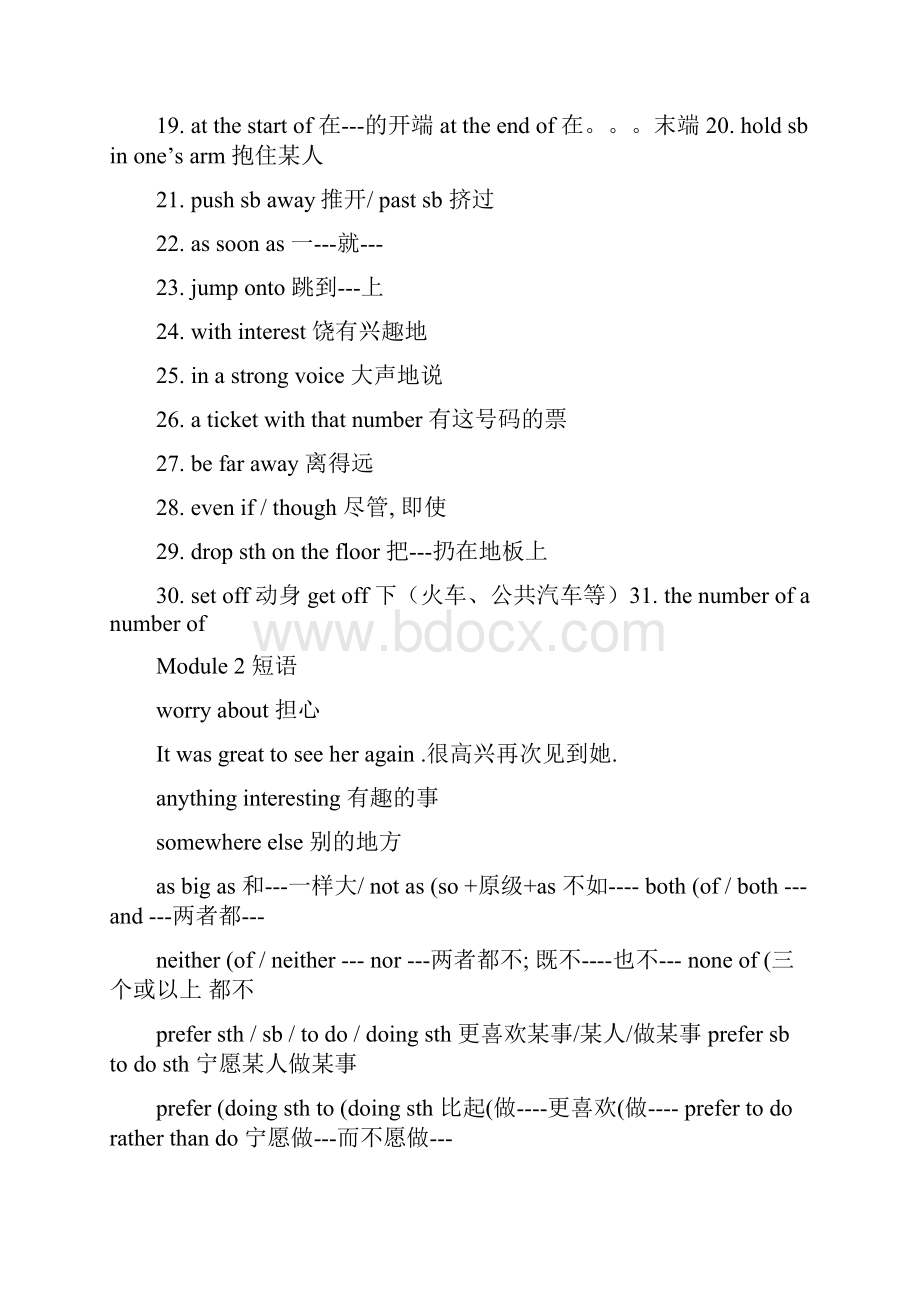 九年级英语外研版下M110短语精.docx_第2页