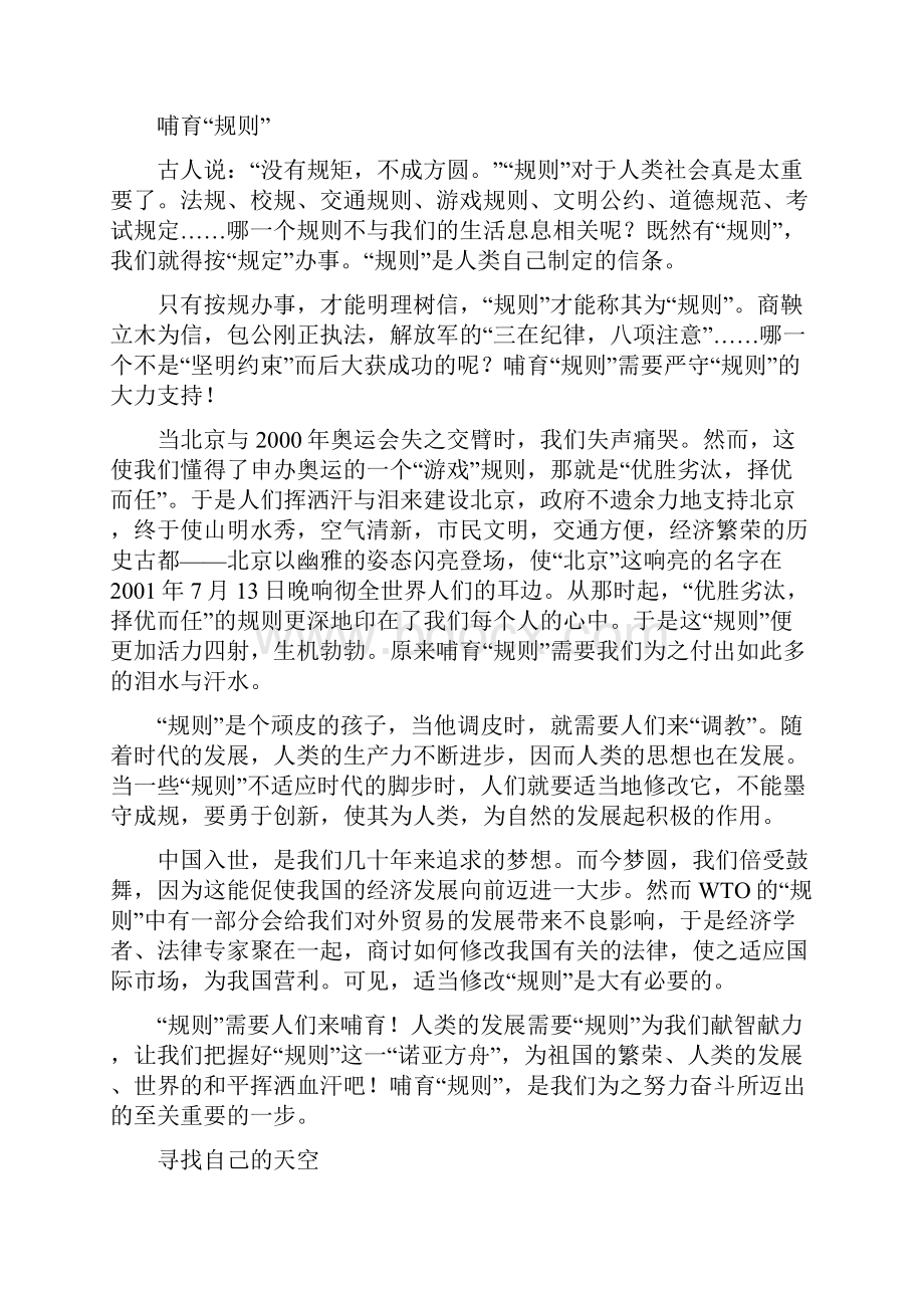 高中优秀的议论文例文.docx_第2页