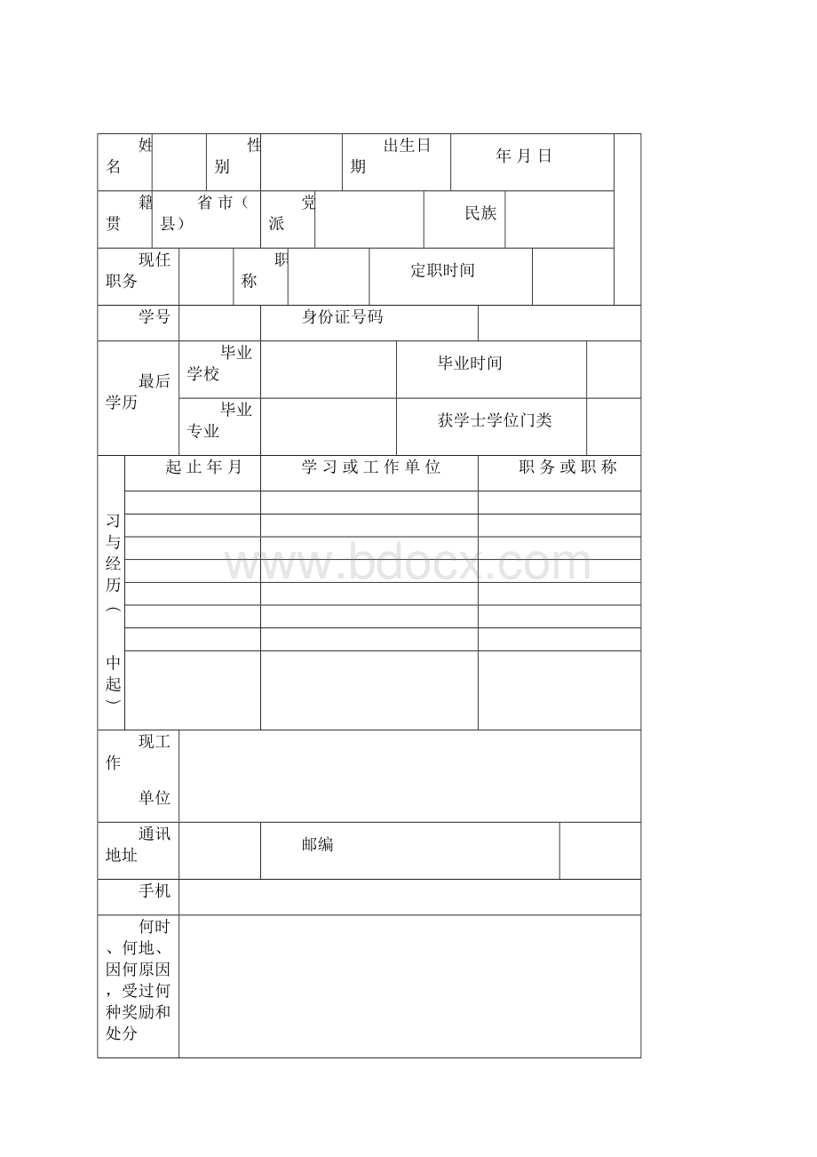 大学非全日制硕士专业学位申请书.docx_第2页