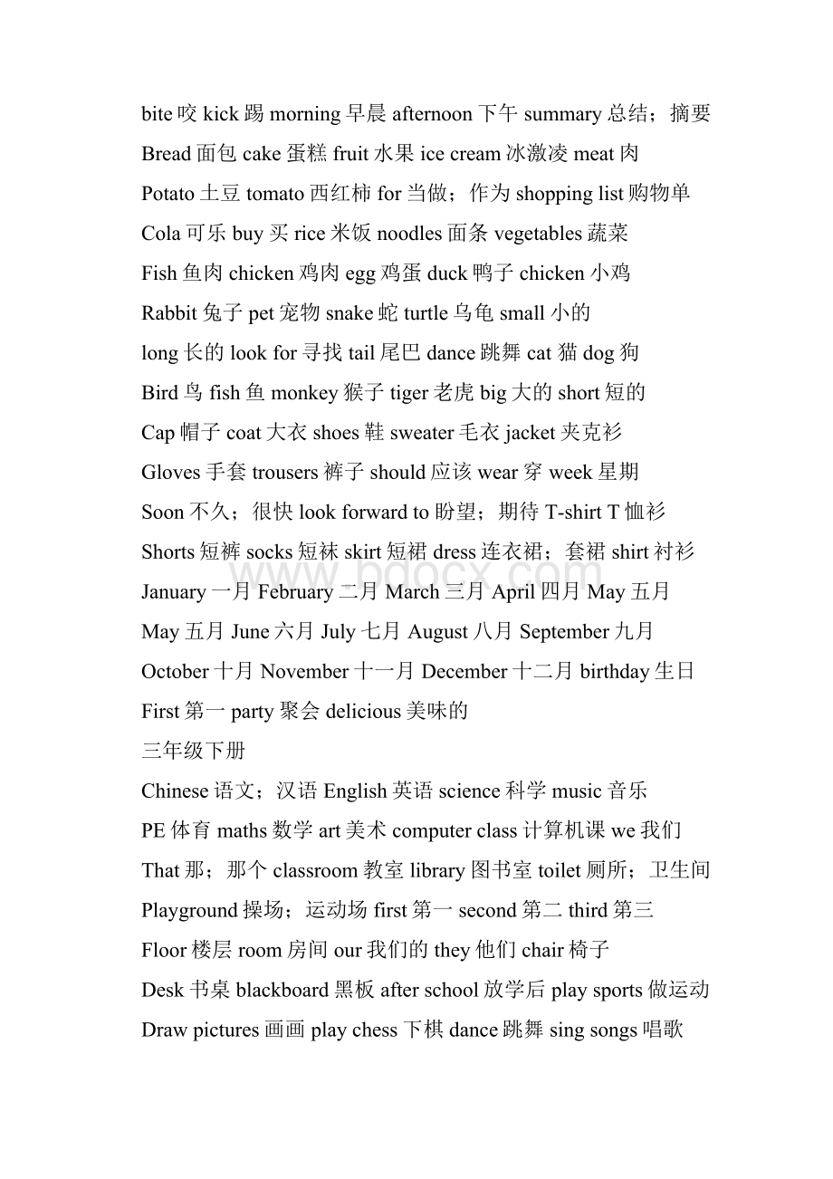 最新人教版新起点教材1至6年级词汇表.docx_第3页