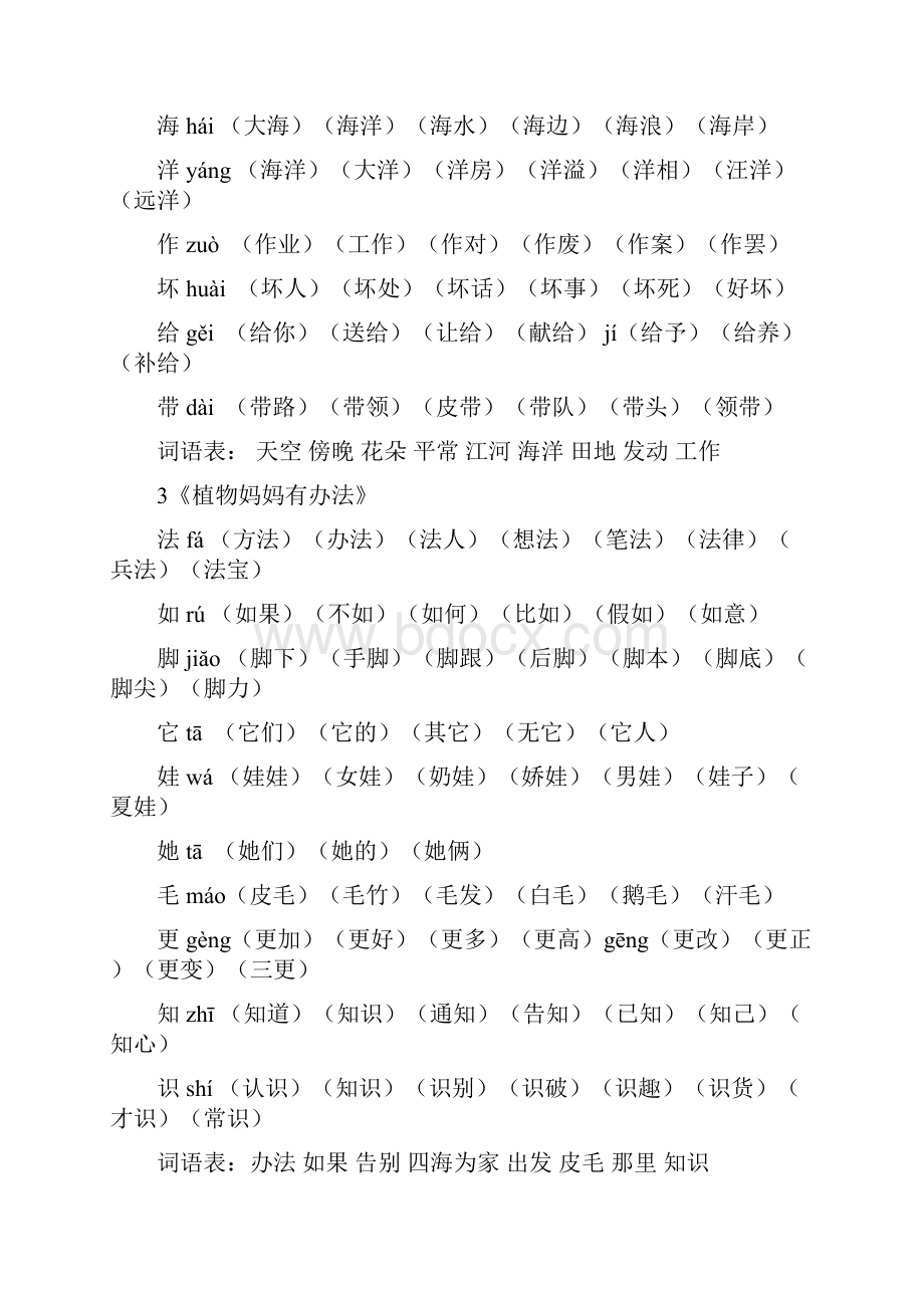 最新部编版二年级上册组词.docx_第2页