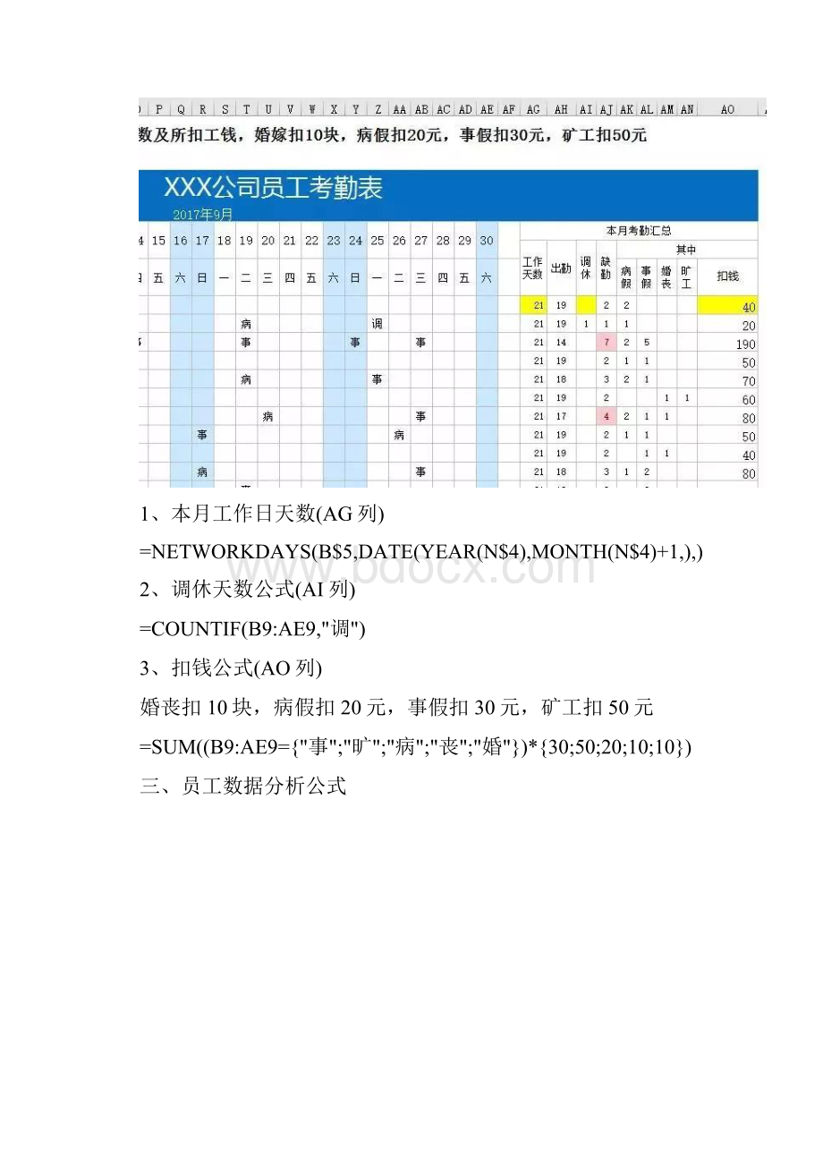 HR常用的Excel函数公式大全.docx_第3页