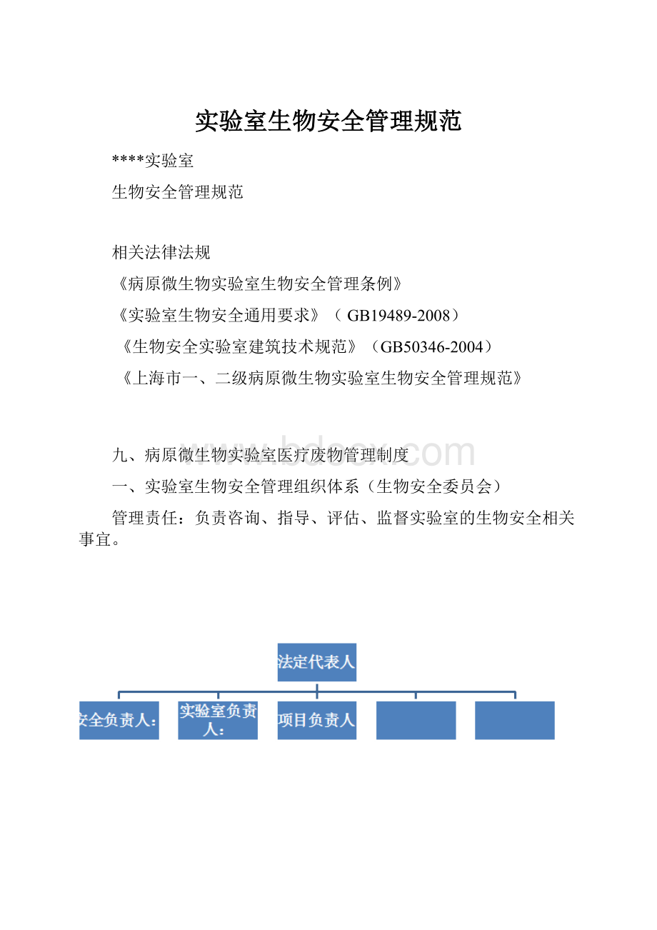 实验室生物安全管理规范.docx