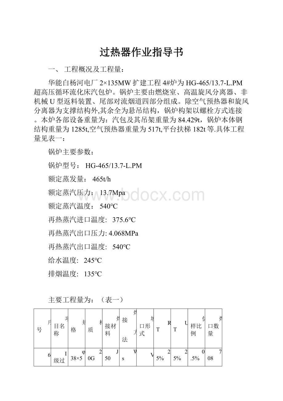 过热器作业指导书.docx_第1页