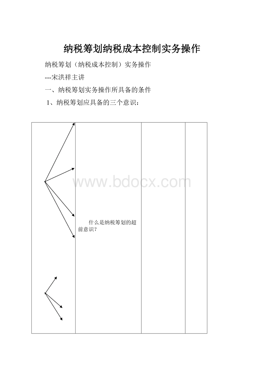 纳税筹划纳税成本控制实务操作.docx