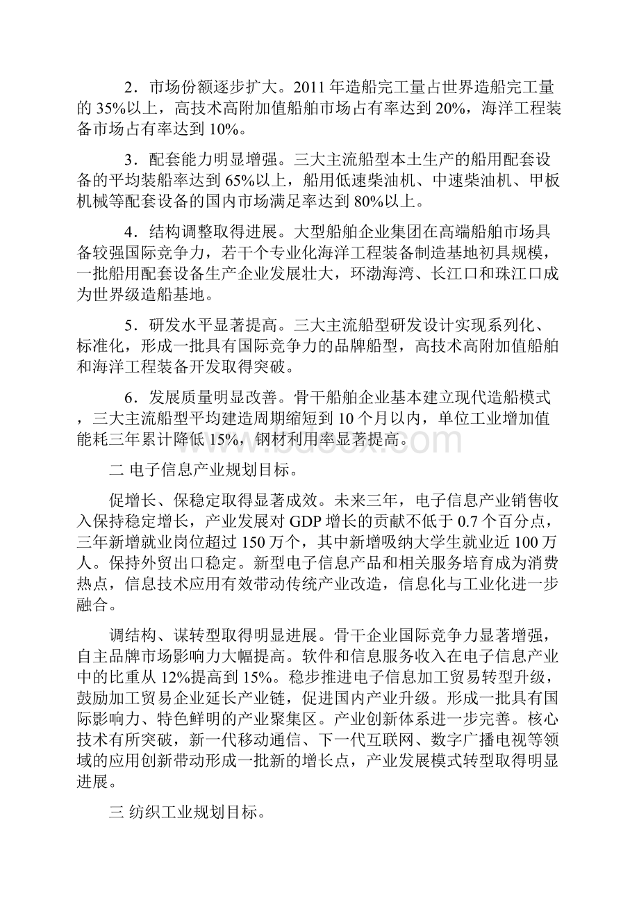 精品十大产业振兴规划目标.docx_第2页