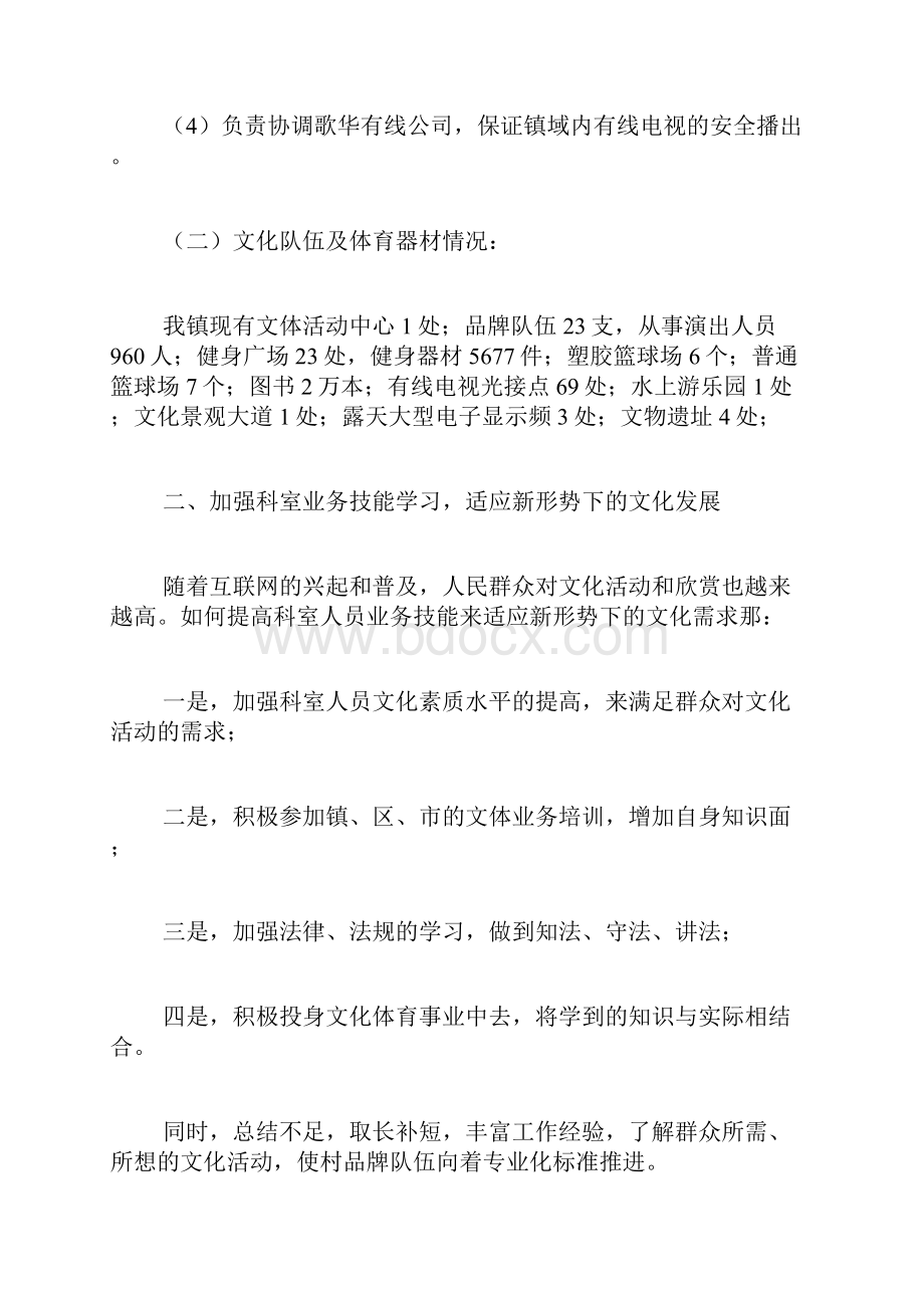 文化服务中心年终工作总结.docx_第2页