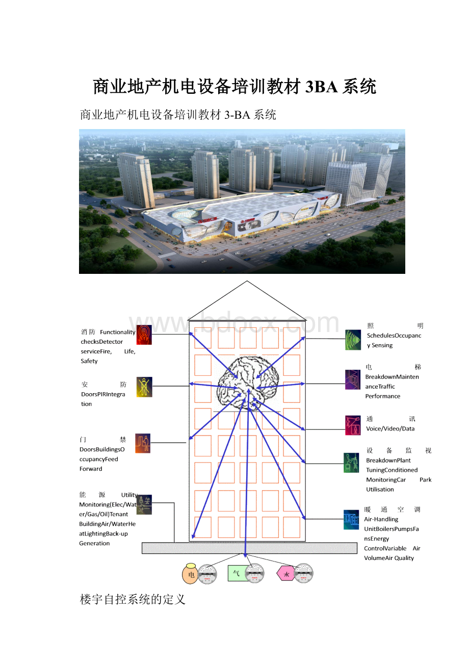 商业地产机电设备培训教材3BA系统.docx