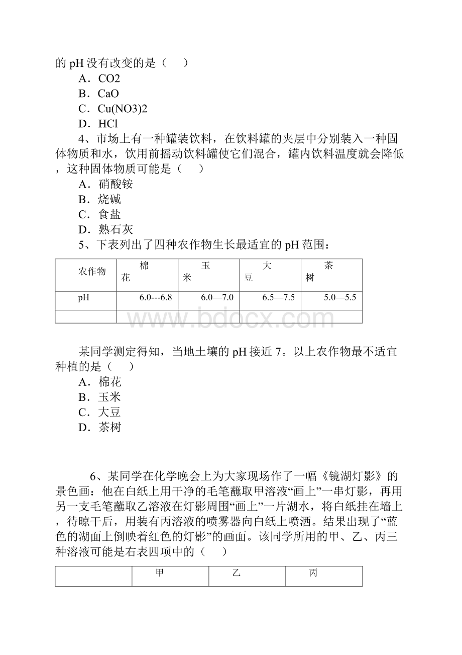 酸碱盐和化肥学生版已打.docx_第3页