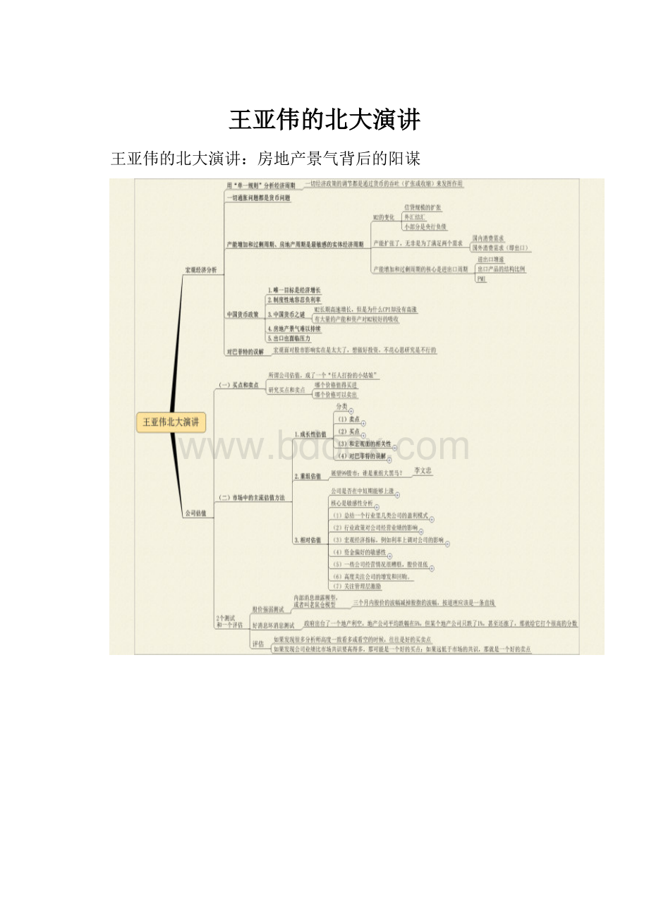 王亚伟的北大演讲.docx_第1页