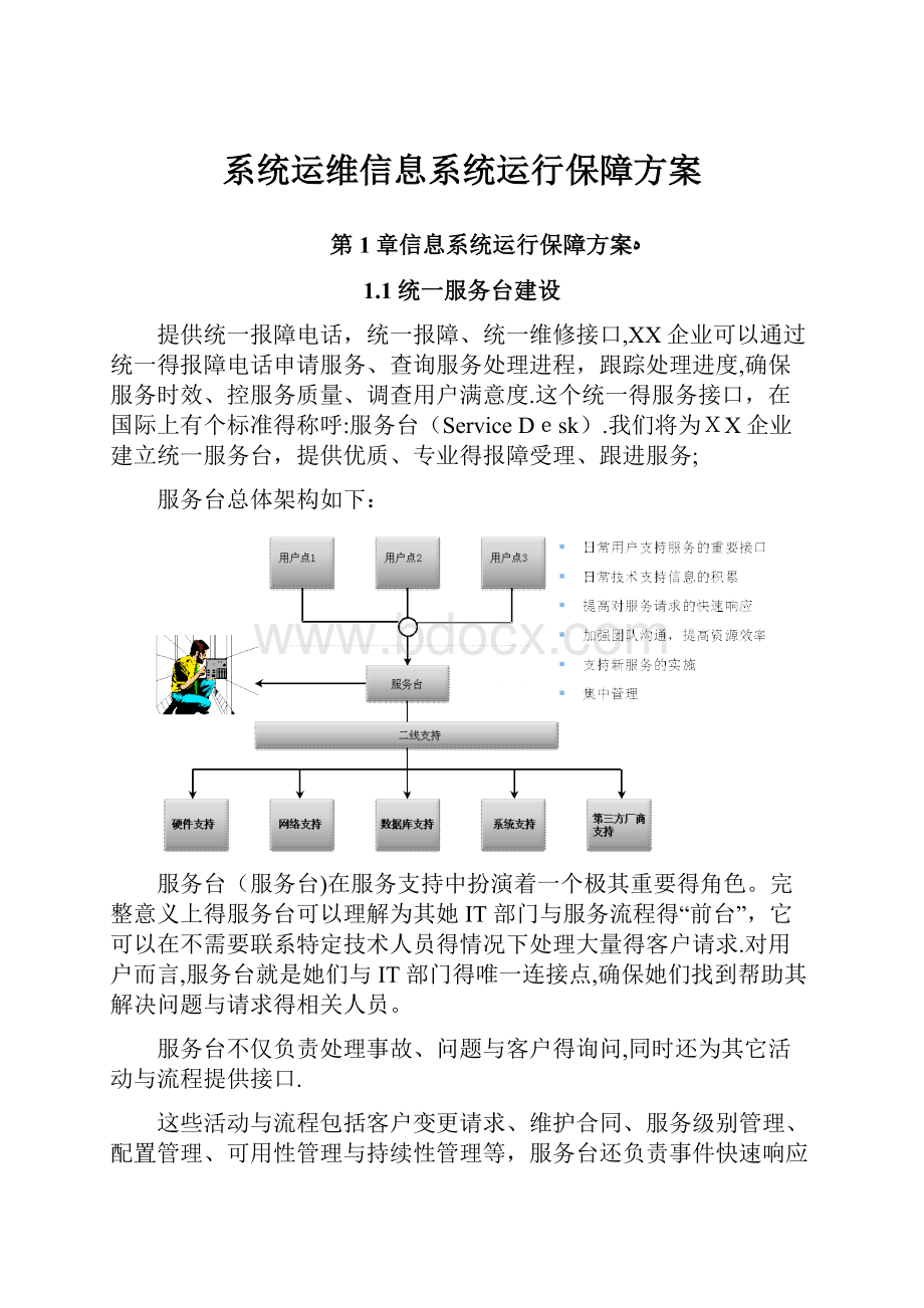 系统运维信息系统运行保障方案.docx